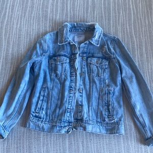 Old Navy jean jacket. Distressed. Like new. Size medium.